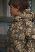 Konges Sløjd detská bunda NUKA JACKET GRS hnedá KS105752