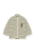 Konges Sløjd bunda detská flísová JODY EMBROIDERY TEDDY JACKET GRS béžová KS105712