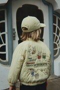 Konges Sløjd bomber dětský JUNO BOMBER JACKET žlutý KS105725