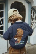 Konges Sløjd bunda bomber detská JUNO BOMBER JACKET tmavomodrá KS105725