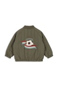 Konges Sløjd bomberka dziecięca JUNO BOMBER JACKET zielona KS105725