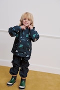 Liewood kurtka przeciwdeszczowa dziecięca Pedia Rainwear Set granatowa LW19909