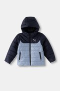 Puma krótka kurtka dziecięca ESS Hooded Padded Jacket granatowa 694744