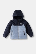 Puma krótka kurtka dziecięca ESS Hooded Padded Jacket granatowa 694744