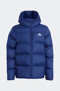 adidas prošívaná bunda dětská námořnická modř KQ6187