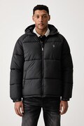 U.S. Polo Assn. kurtka pikowana męska Hooded Puffer czarna MUP5443