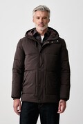 Guess kurtka pikowana męska brązowa M6BL45 W4157