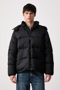 Levi's páperová bunda pánska ROCKWELL HOODED čierna 007SP