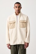 Levi's bluza rozpinana męska polarowa CAMPO SHERPA beżowa 007SH