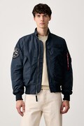 Alpha Industries kurtka przejściowa męska Aviation Jackets Engine granatowa 103101