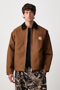 Carhartt WIP OG Detroit Jacket krátká bunda bavlněná pánská hnědá I027358