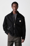 Carhartt WIP OG Detroit Jacket giacca corta in jeans da uomo nera I037535