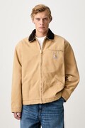 Carhartt WIP OG Detroit Jacket krótka kurtka bawełniana męska beżowa I035614