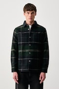 Barbour kurtka męska z dodatkiem wełny Woodlane czarna MOS0511