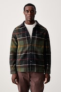 Barbour giacca da uomo con misto lana Woodlane verde MOS0511