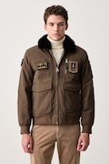 Aeronautica Militare krótka kurtka męska brązowa AB3108UCT03151