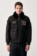 Aeronautica Militare krótka kurtka męska czarna AB3108UCT03151