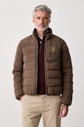 Aeronautica Militare καπιτονέ μπουφάν ανδρικό καφέ AB3074UCT04358
