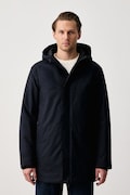 BOSS Green kurtka zimowa męska OW_Hexatech Parka granatowa 50570858