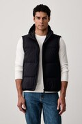 BOSS Green πουπουλένιο αμάνικο μπουφάν ανδρικό OW_Riplite Vest HD σκούρο μπλε 50565221