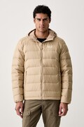 Jack Wolfskin kurtka puchowa męska WILD PASS DOWN beżowa A66298