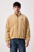 Tommy Jeans krótka kurtka męska sztruksowa beżowa DM0DM23610
