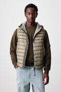 C.P. Company vestă de puf pentru bărbați verde 21CMVE014A110416A