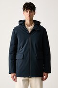 Trussardi péřová bunda pánská námořnická modř 8011M000037N
