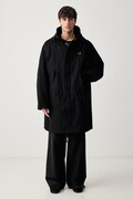 Fred Perry parka męska bawełniana czarna J3321