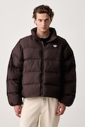 adidas Originals krátka bunda pánska Stand Collar Regen hnedá KR7188