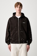 Carhartt WIP Hooded Painter bluza rozpinana z kapturem bawełniana męska brązowa I036913