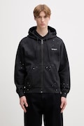 Carhartt WIP Hooded Painter bluza rozpinana z kapturem bawełniana męska czarna I036913