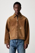 Carhartt WIP OG Arcan short jacket cotton Men's brown I036867