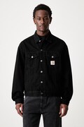 Carhartt WIP Helston kratka jakna traper za muškarce crna I033352