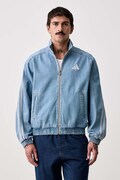 adidas kurtka jeansowa męska jeansowa Denim Pack niebieska KV8347