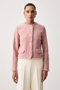 Marella однобортний піджак жіночий Emme by Marella рожевий 2625046181200