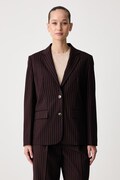 United Colors of Benetton marynarka jednorzędowa damska z wiskozą brązowa 2Q26DW03W