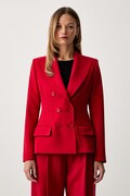 Elisabetta Franchi marynarka dwurzędowa damska czerwona GI25766E2