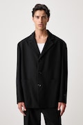 MM6 Maison Margiela marynarka jednorzędowa męska z wełną czarna SH0BN0034-M36020