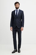 BOSS dvoudílný oblek pánský vlněný H-Huge-2Pcs-263 námořnická modř 50569798