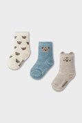 Mayoral skarpety niemowlęce 3-pack beżowe 10248