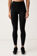 Nike legginsy treningowe damskie Nike One Seamless Front czarne regular waist HJ9195.013