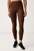 Nike legginsy sportowe damskie Nike One brązowe high waist IO0579.212
