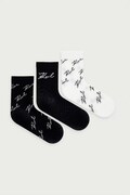 Karl Lagerfeld skarpety damskie 3-pack czarne B4W47025