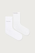 Calvin Klein ponožky dámske 2-pak biele 701241456