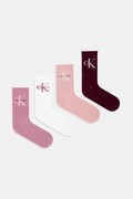 Calvin Klein skarpety damskie 4-pack beżowe 701241257