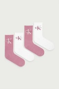 Calvin Klein skarpety damskie 4-pack fioletowe 701241257