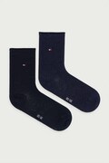 Tommy Hilfiger skarpety damskie z bawełną 2-pack granatowe 701243423