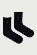 Tommy Hilfiger ponožky dámské s bavlnou 2-pack černé 701243423