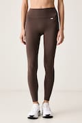 Under Armour legginsy sportowe damskie Motion brązowe high waist 6013784